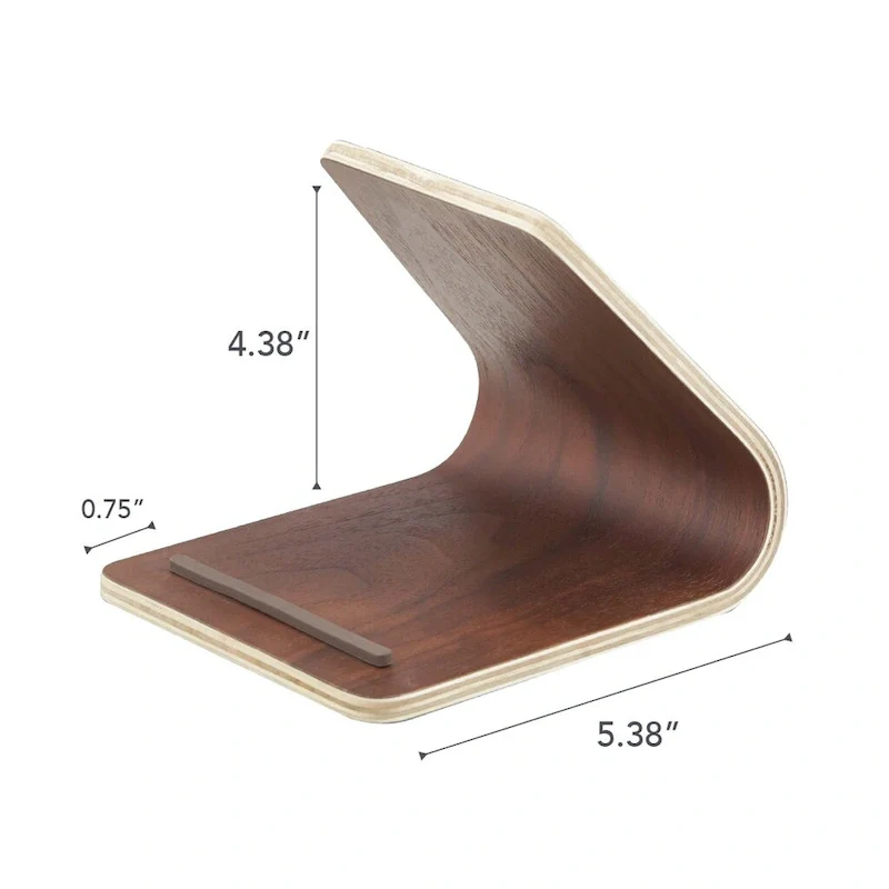 Wooden Tablet Stand – L 5.51 x W 4.72 x H 4.53