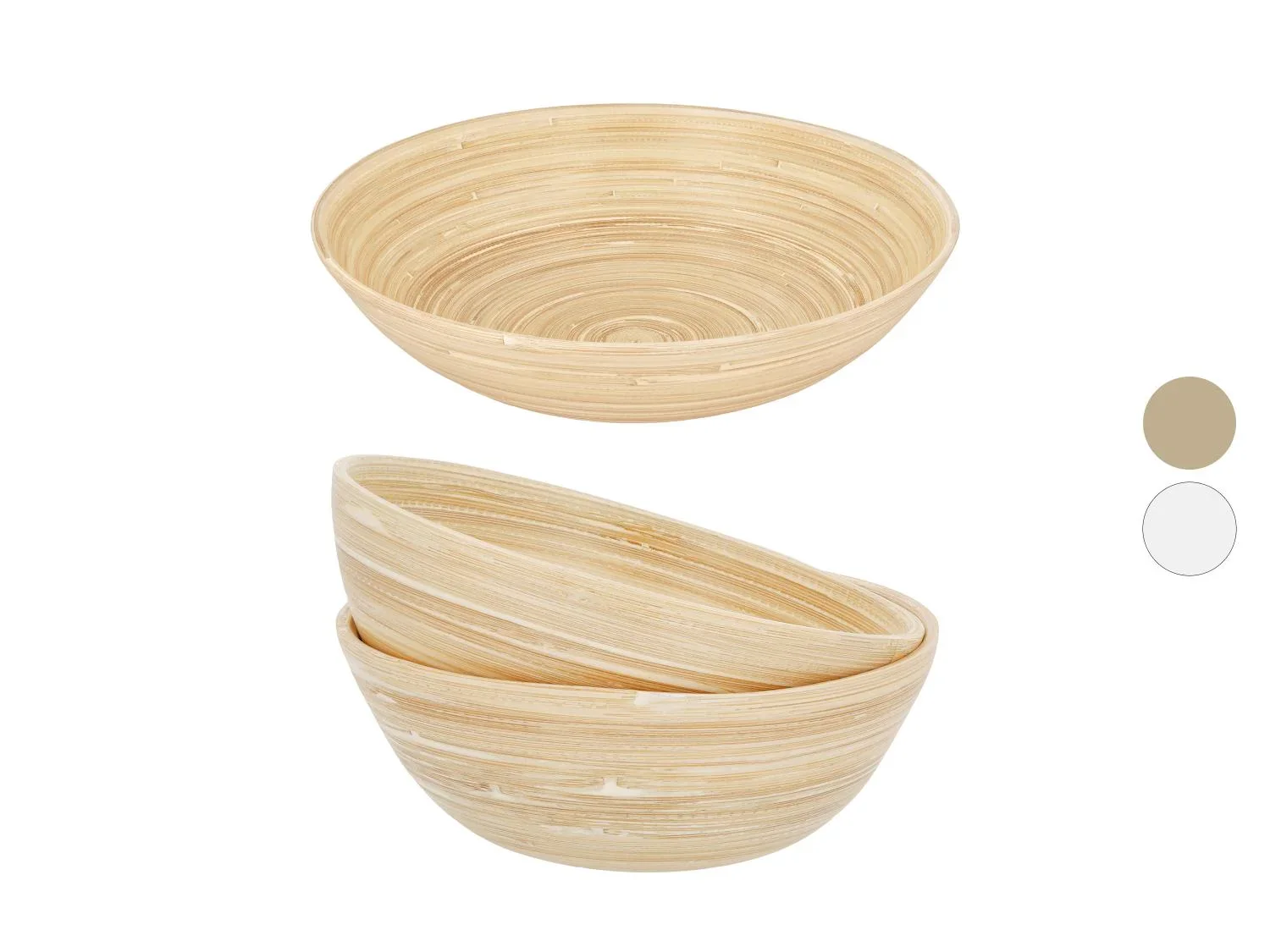 SILVERCREST Saladier ou Coupelles en bambou