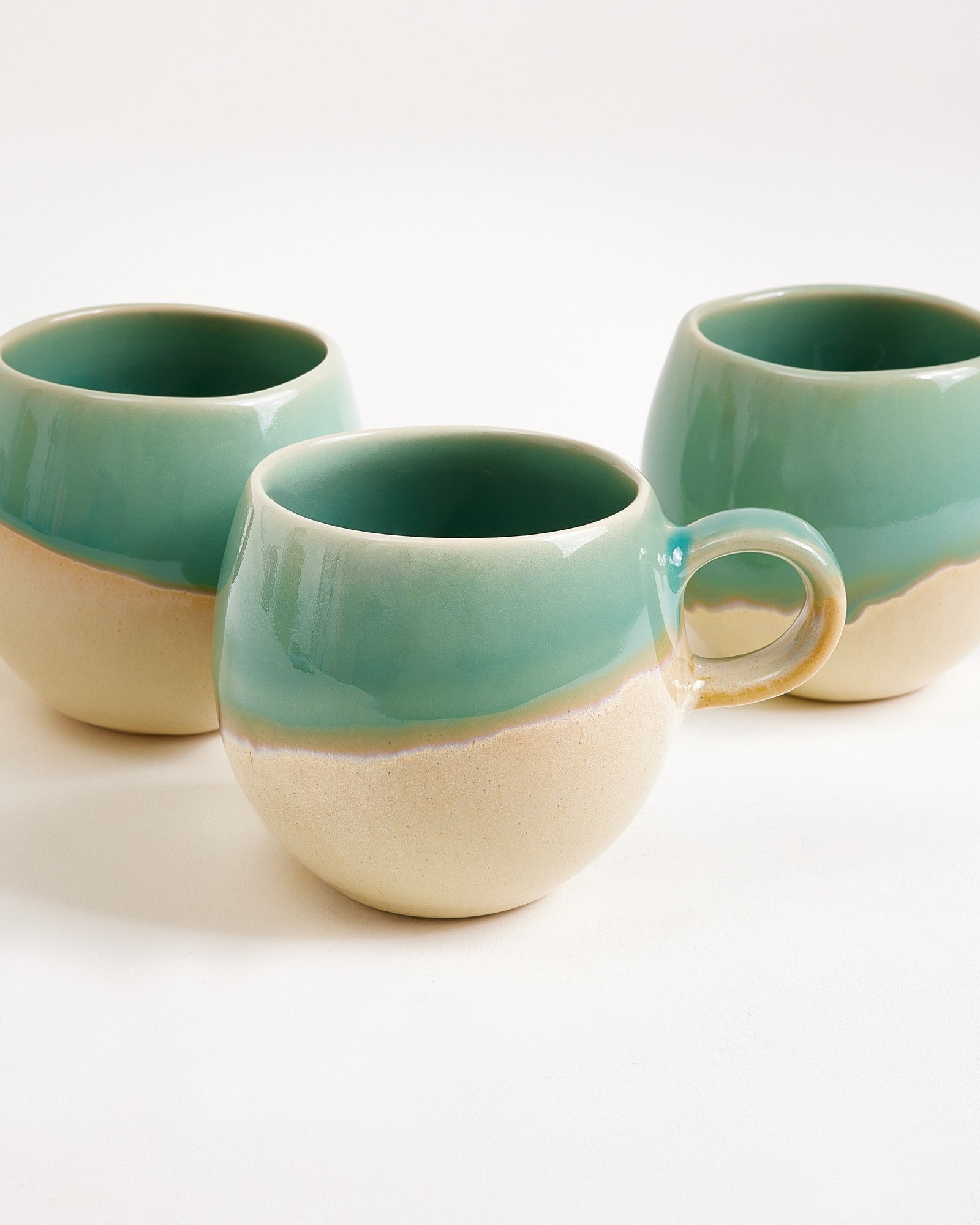 BICA - SMALL MUG LIGHT GREEN SAND SET OF 4