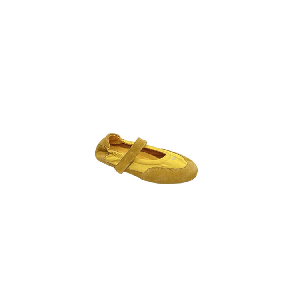 PRADA Re-Nylon and suede ballet flats