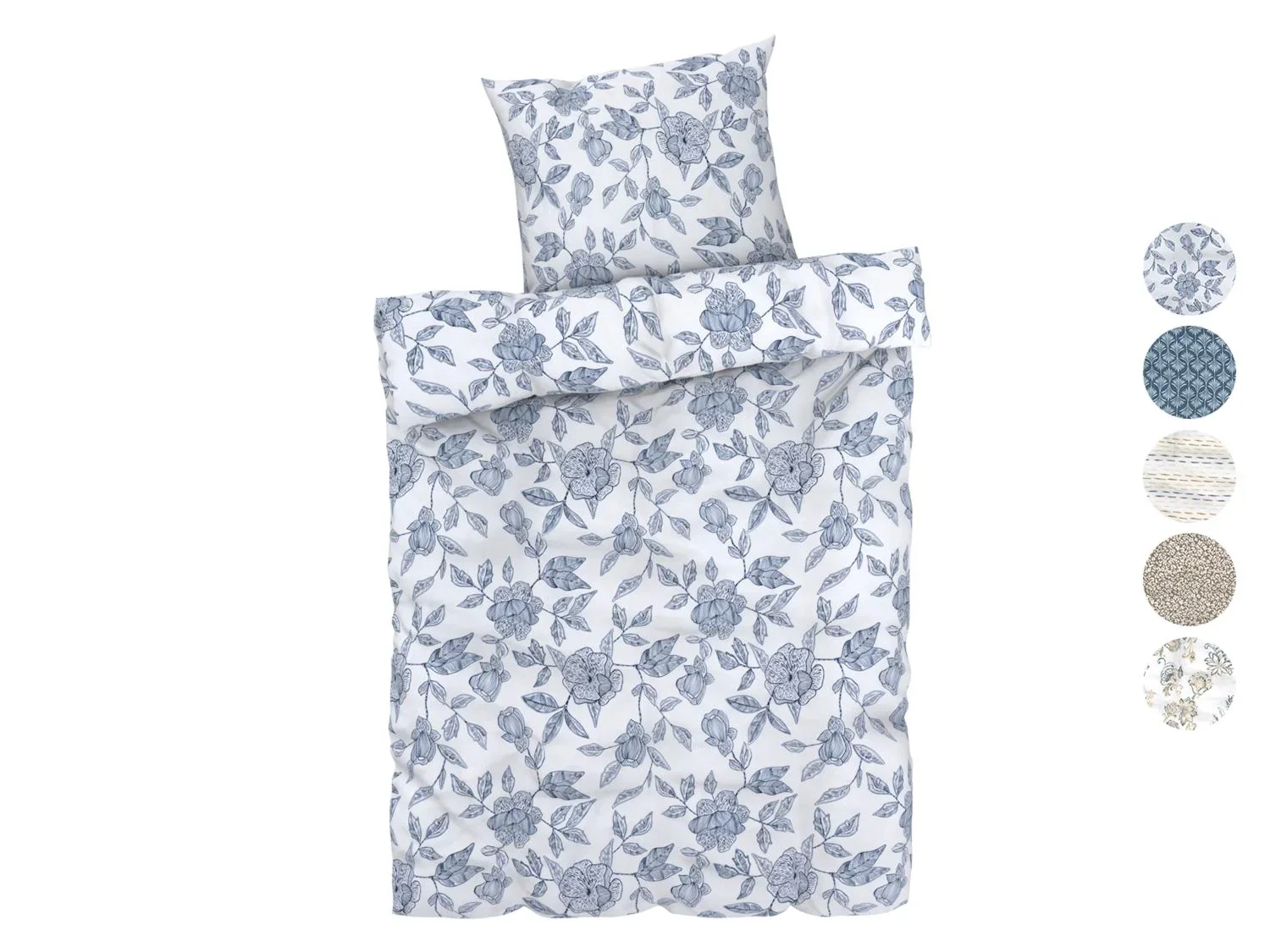 LIVARNO home Parure de lit en satin microfibre, 140 x 200 cm