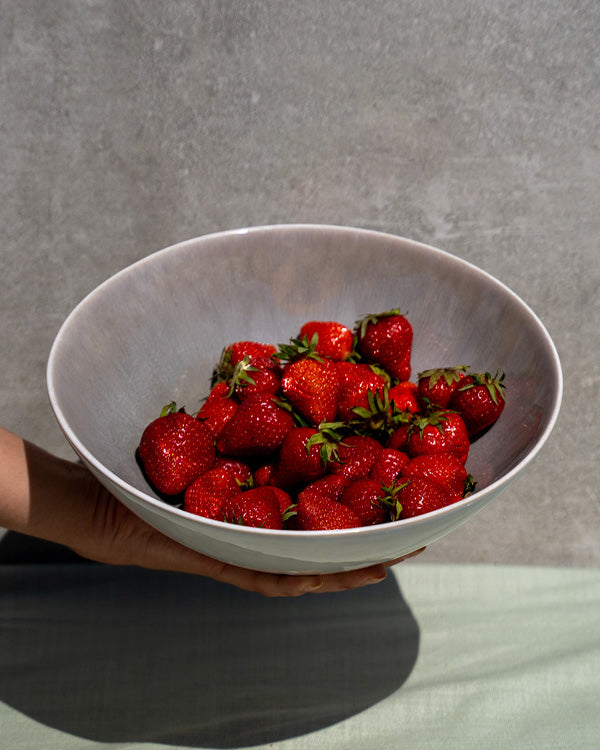 AREIA - SMALL SERVING BOWL GRAY
