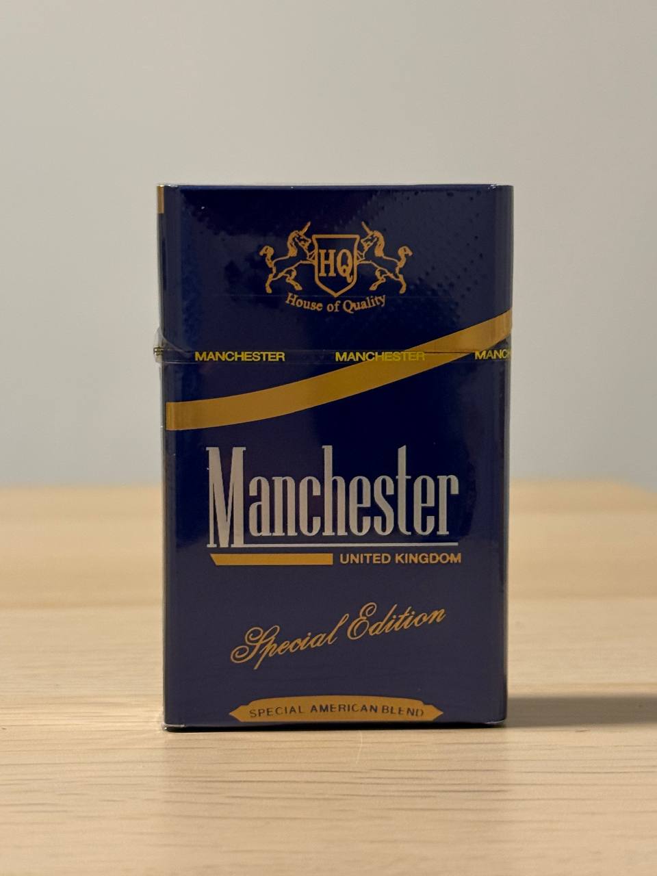 Manchester Special Edition Blue 8mg x 10 Packs /1 Carton