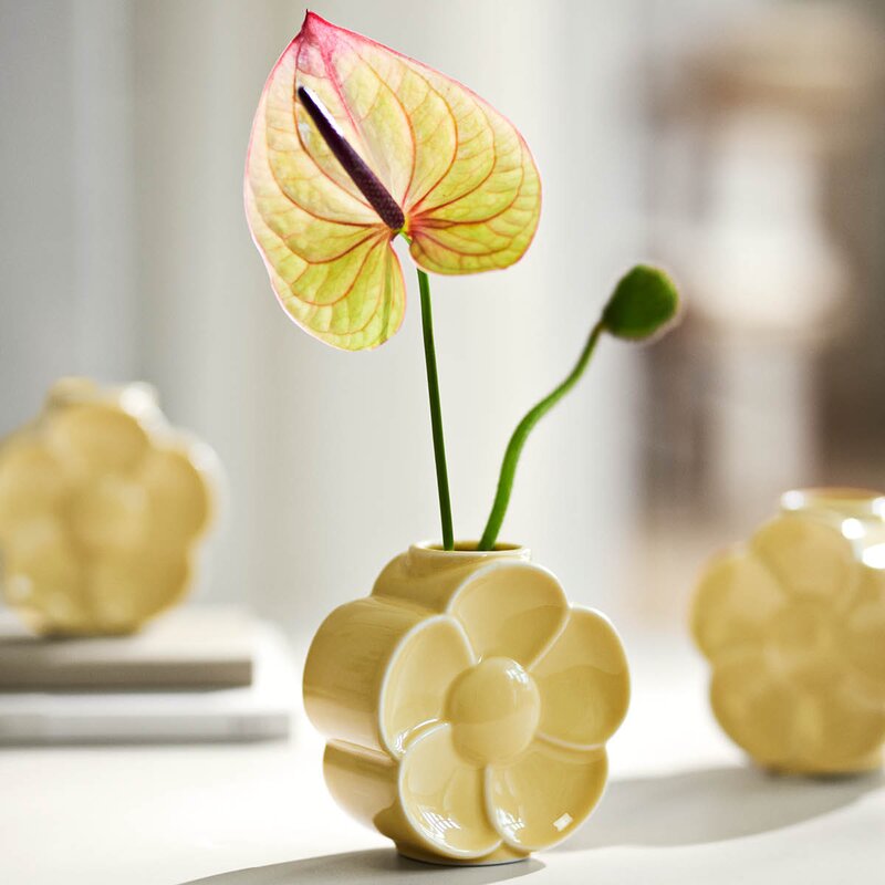 Flower vase smørblomst 11,5 cm sand
