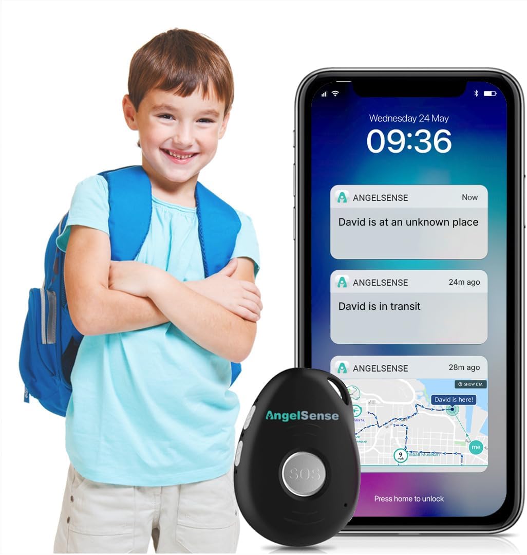 Safety Monitor for Kids with Special Needs, Autism and Elderly - GPS Tracker for Kids, SOS Button, 2-Way Speakerphone, Real Time Location Alerts, School Bus Tracking - Subscription Required