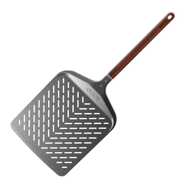 Pizzaspade perforert 30 cm valnøtt