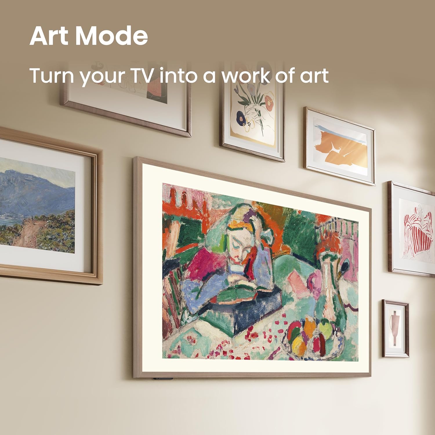 Hisense 65-Inch Class QLED 4K S7N CanvasTV™ Series Dolby Vision HDR Google Smart TV (65S7N) - 144Hz  Art Mode  Anti-Glare Panel  Hi-Matte Display  Frame & UltraSlim Wall Mount Included