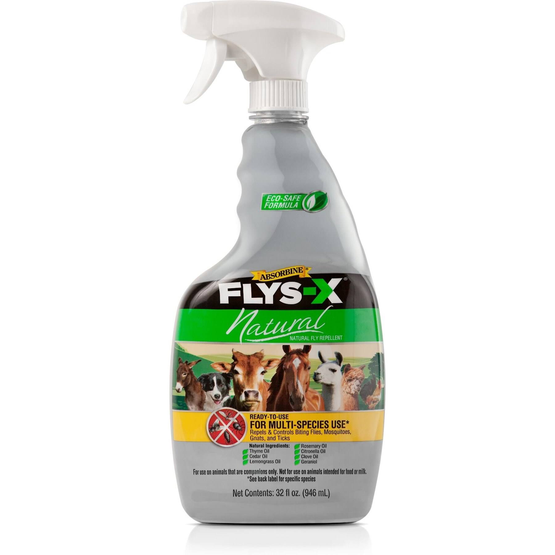 Absorbine 429669 32 oz. Flys-X Natural Fly Repellent Spray