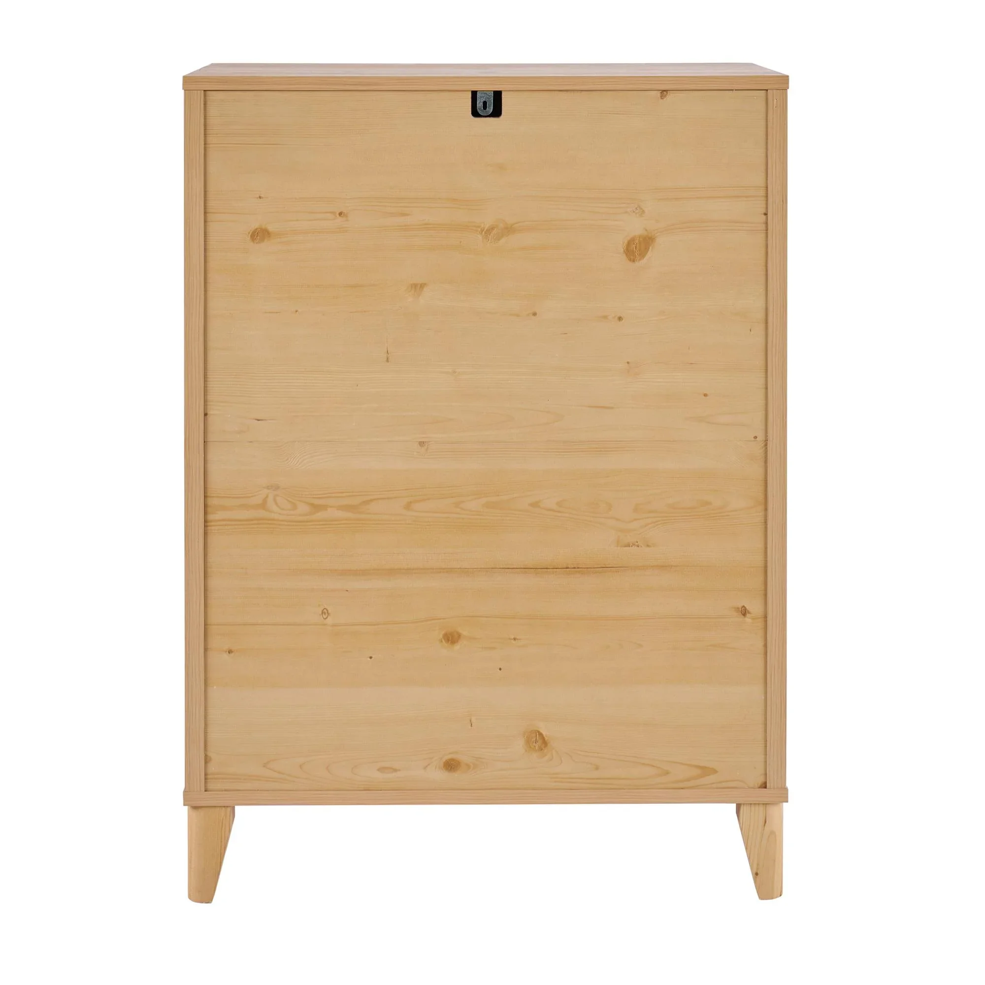 Better Homes & Gardens Leighton 4 Drawer Dresser, White and Natural