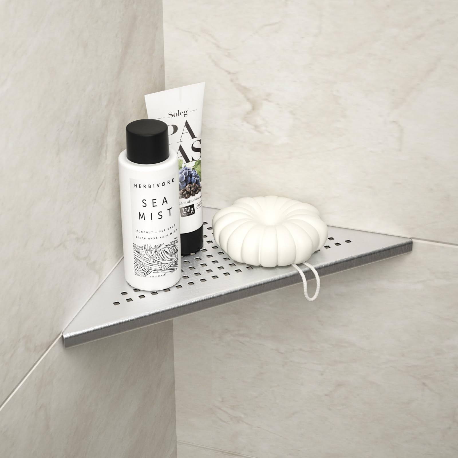 Bernkot Corner Shower Shelf, 304 Stainless Steel 10