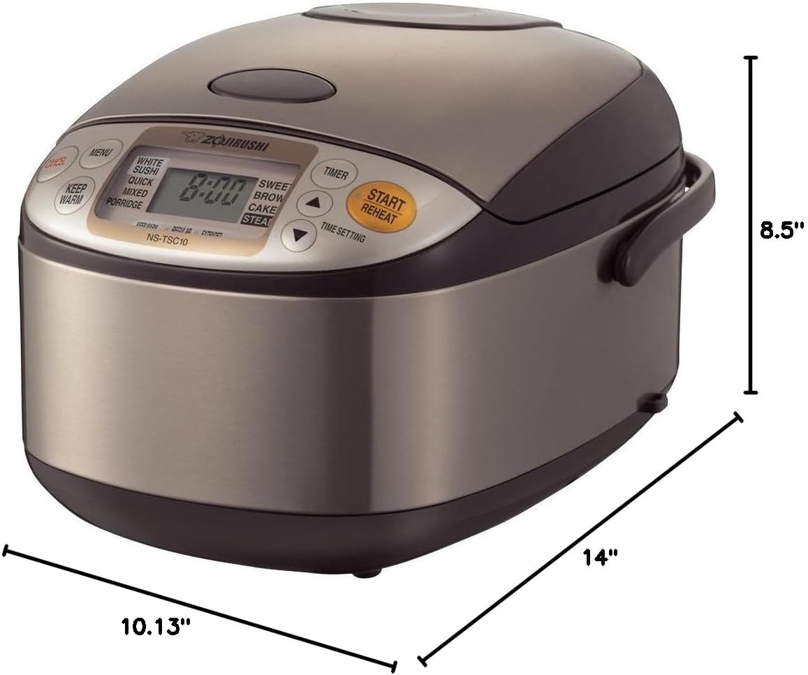 Zojirushi Ns TSC10 5.5 Cup Micom Rice Cooker and Warmer, 1.0l