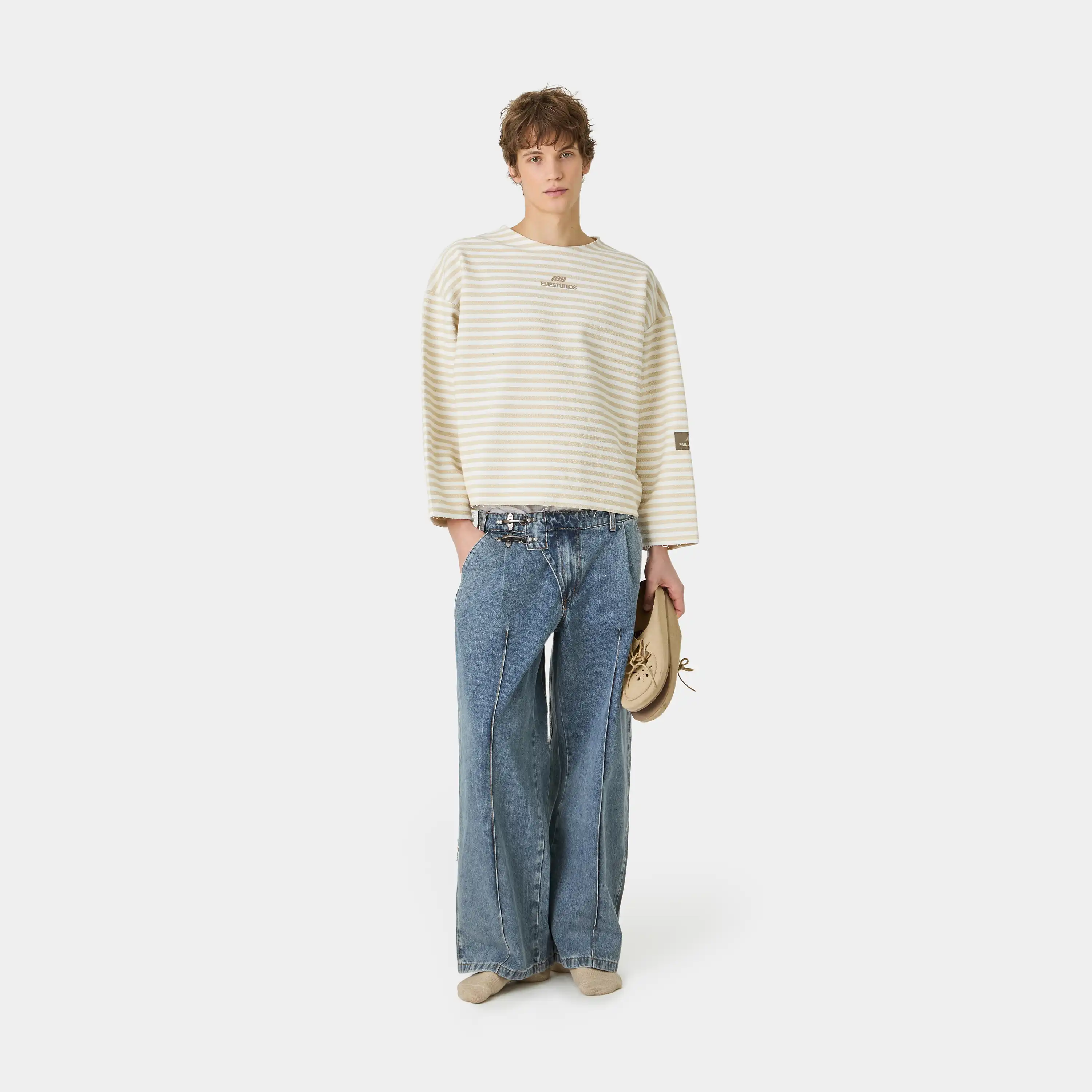Sade Off Sand Reverse Crewneck