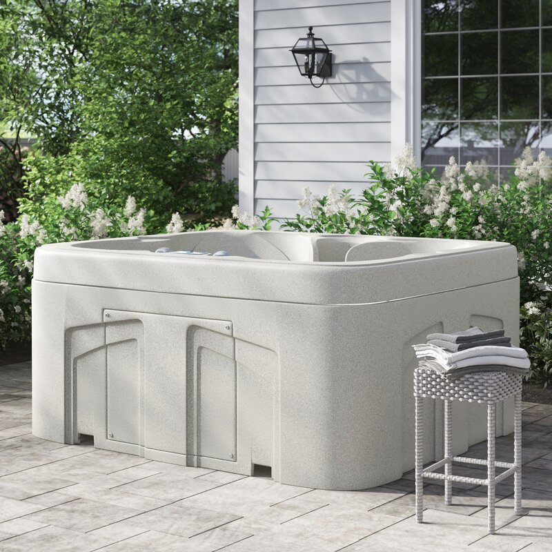 Spa rectangulaire prêt à l'emploi Lifesmart Spas LS100 pour 4 personnes, 13 jets