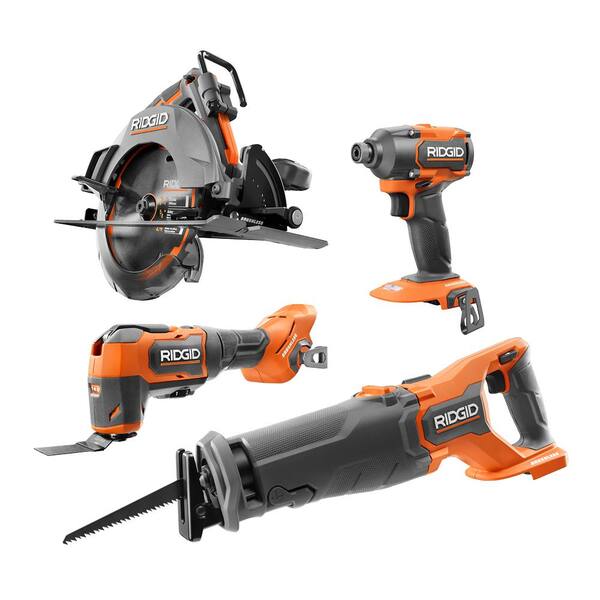 18V Brushless Cordless 3 Tool Combo Kit (Tools Only) with Brushless Cordless 3 Speed 1/4 in  Impact Driver