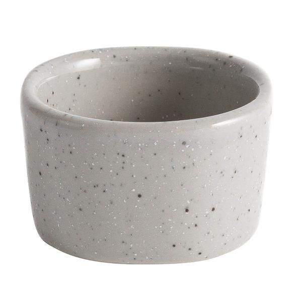 Granite White skål 6x3,5 cm lys grå