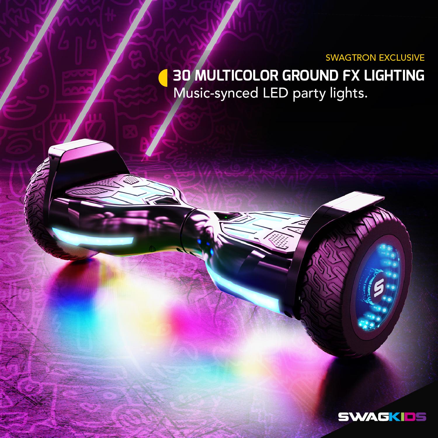 Warrior XL Off Road Hoverboard 250 lb Weight Limit Music Synced Bluetooth LED Lights 8 Inch Infinity Wheels 8 Mph LiFePo Battery UL Compliant Image 5