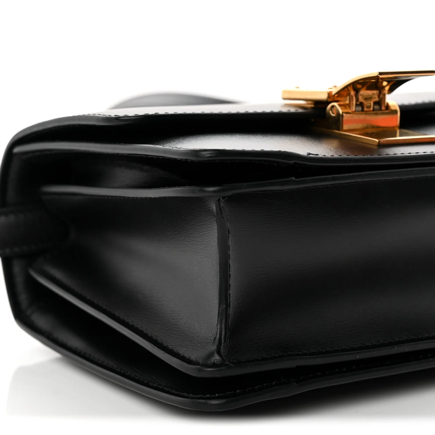 Box Calfskin Small Classic Box Flap Bag Black