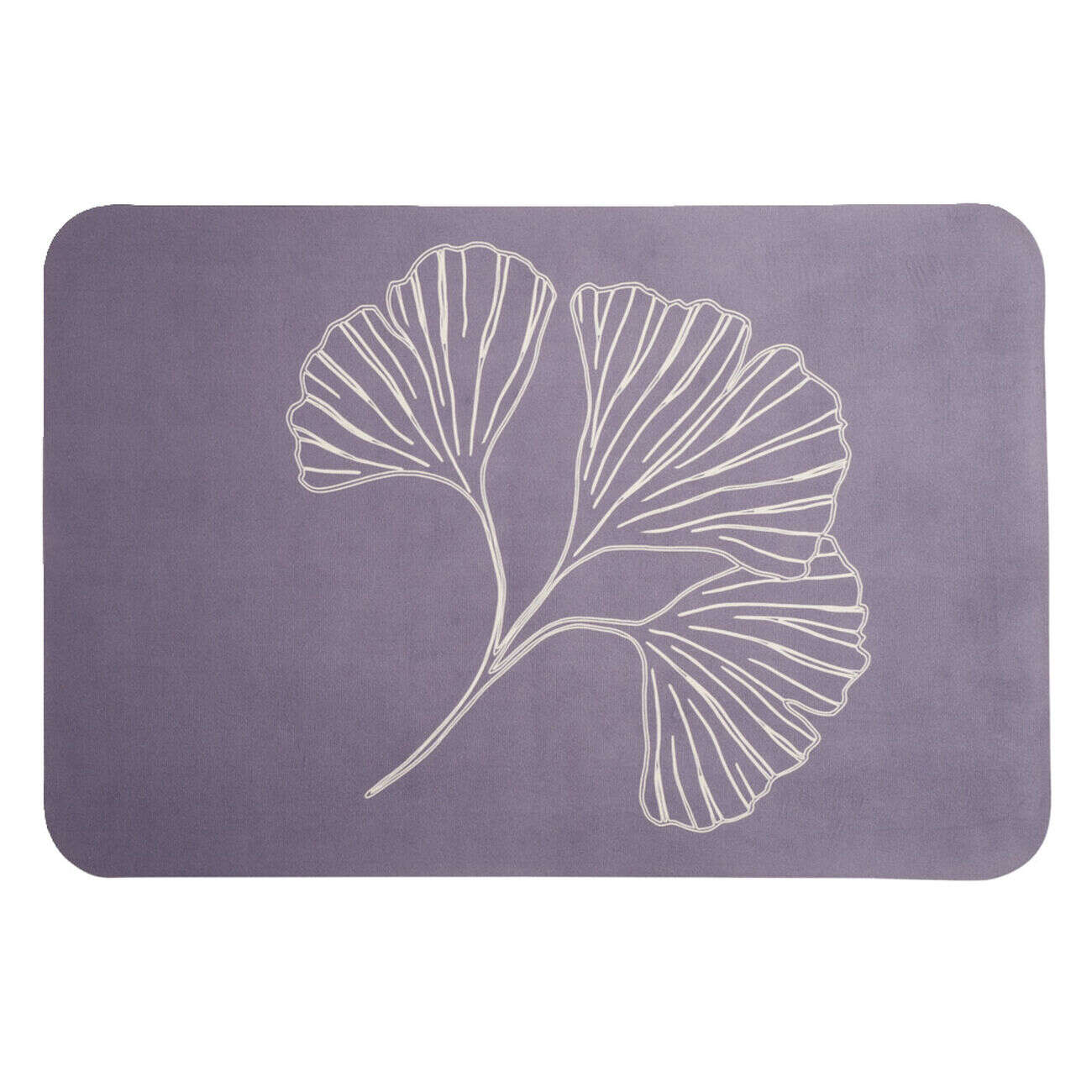 Tapis de bain en caoutchouc 38x58cm (4 modèles)