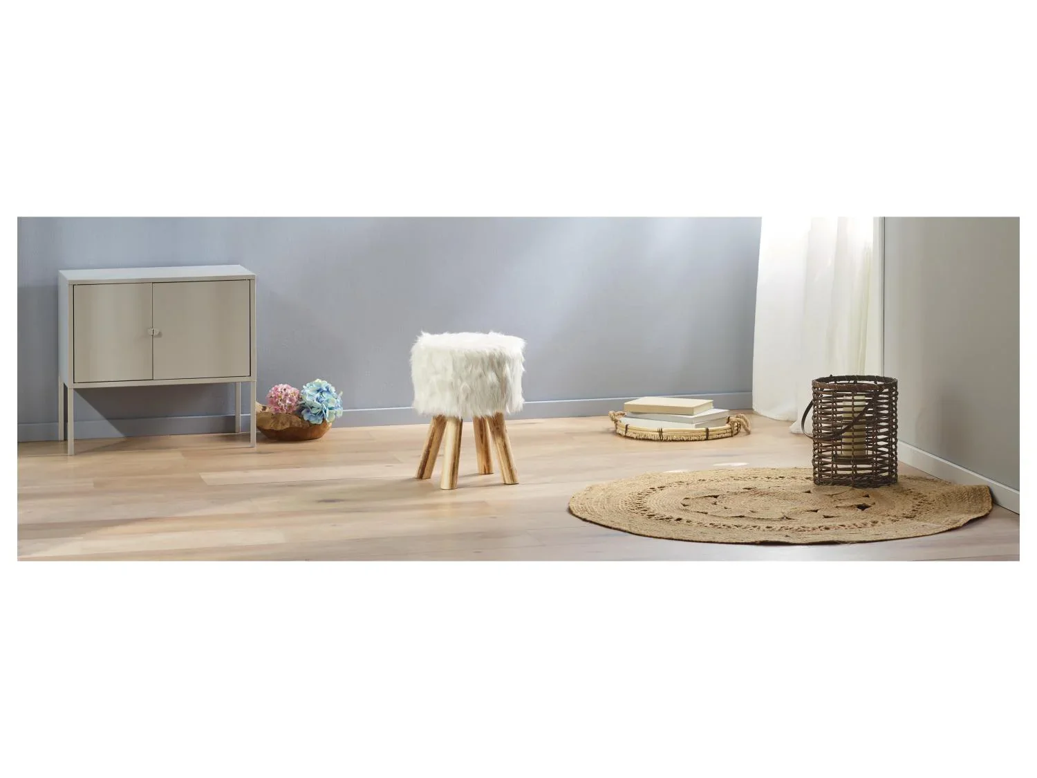 LIVARNO home Tabouret avec peluche