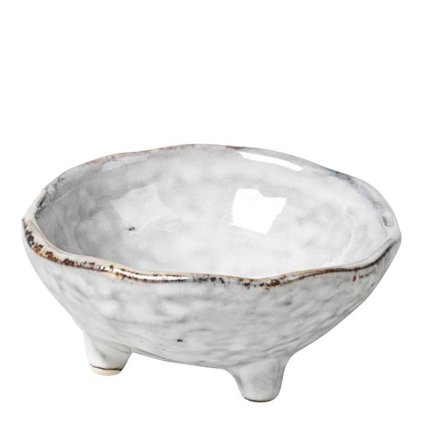 Nordic Sand skål med føtter 8 cm