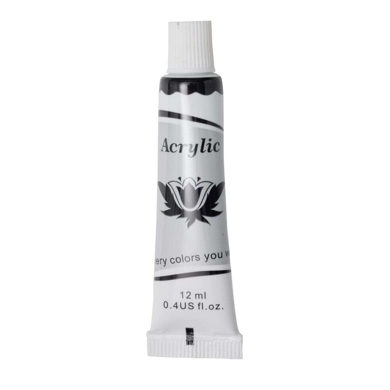 Tube de peinture x12 acrylique 12ml