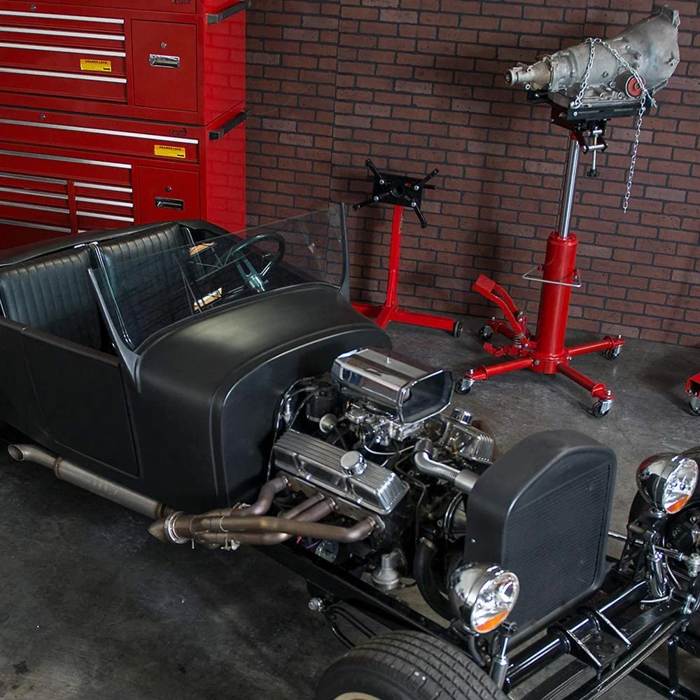 BIG RED 3/4 Ton Steel Foldable Vehicle Engine Stand, Red, DMT26801