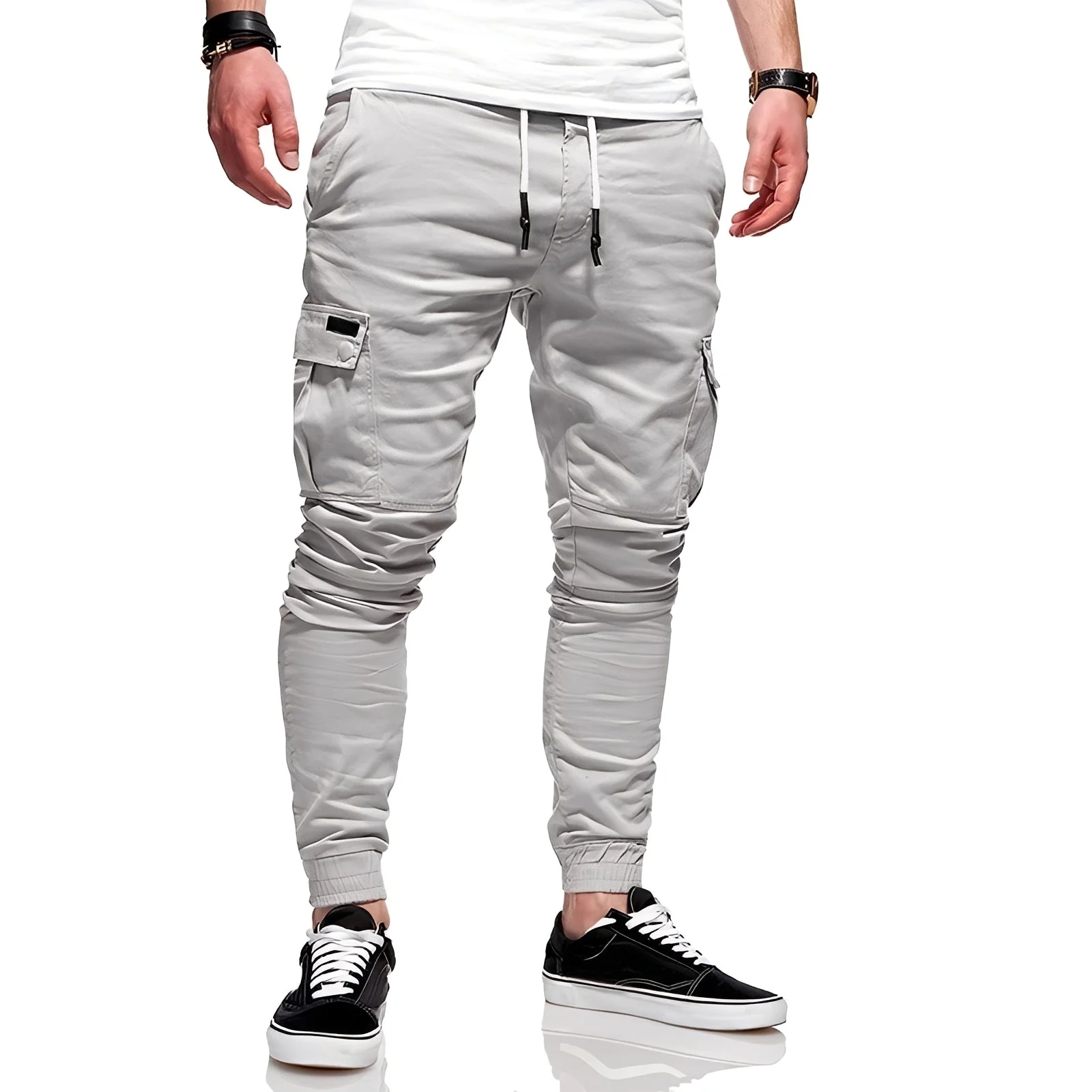 Alec - Pantalon cargo décontracté
