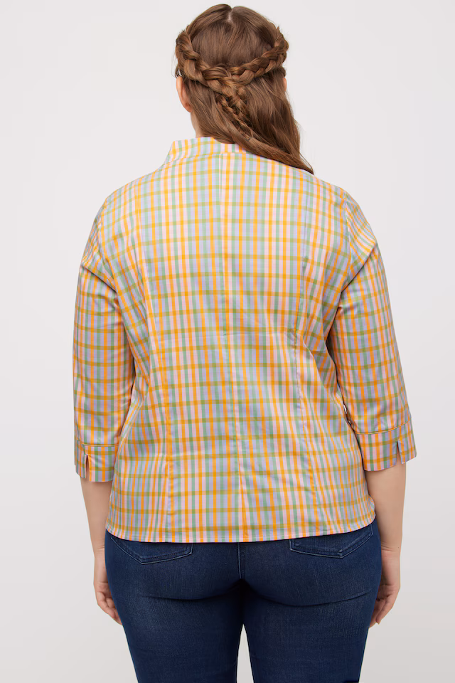 Country Style Plaid Blouse