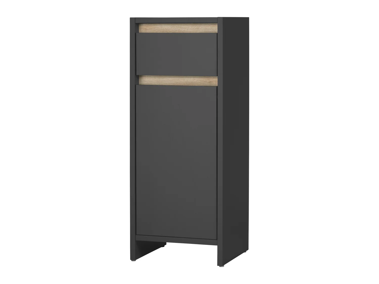 LIVARNO home Armoire latrale de salle de bains Oslo, 32 x 80 x 28 cm, noire