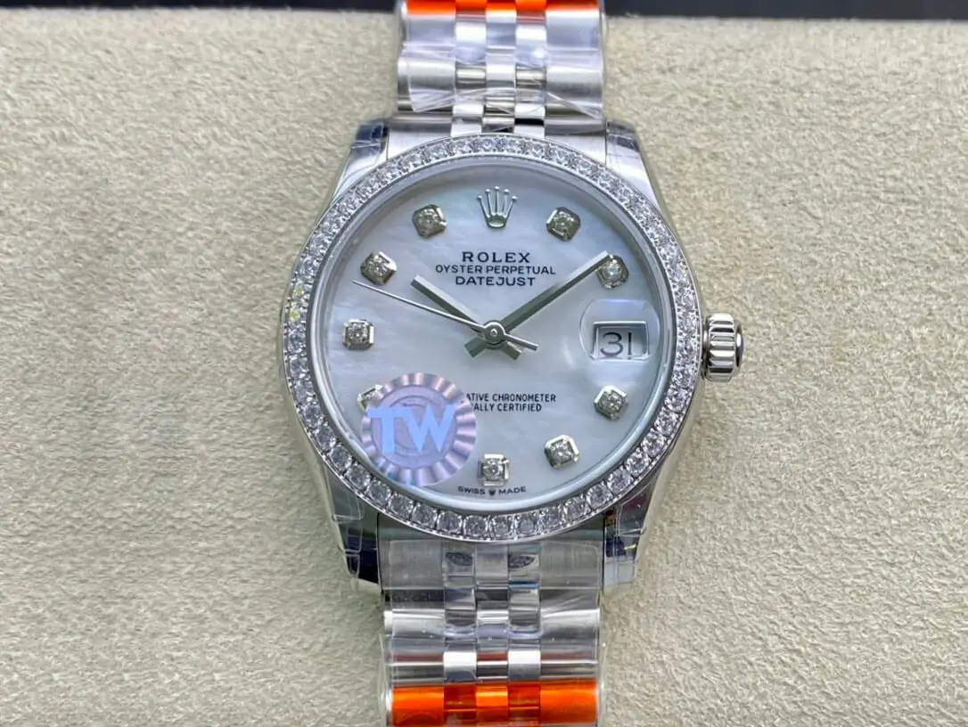 Rolex Datejust M278384RBR-0008 TW Factory Diamond-Set Bezel