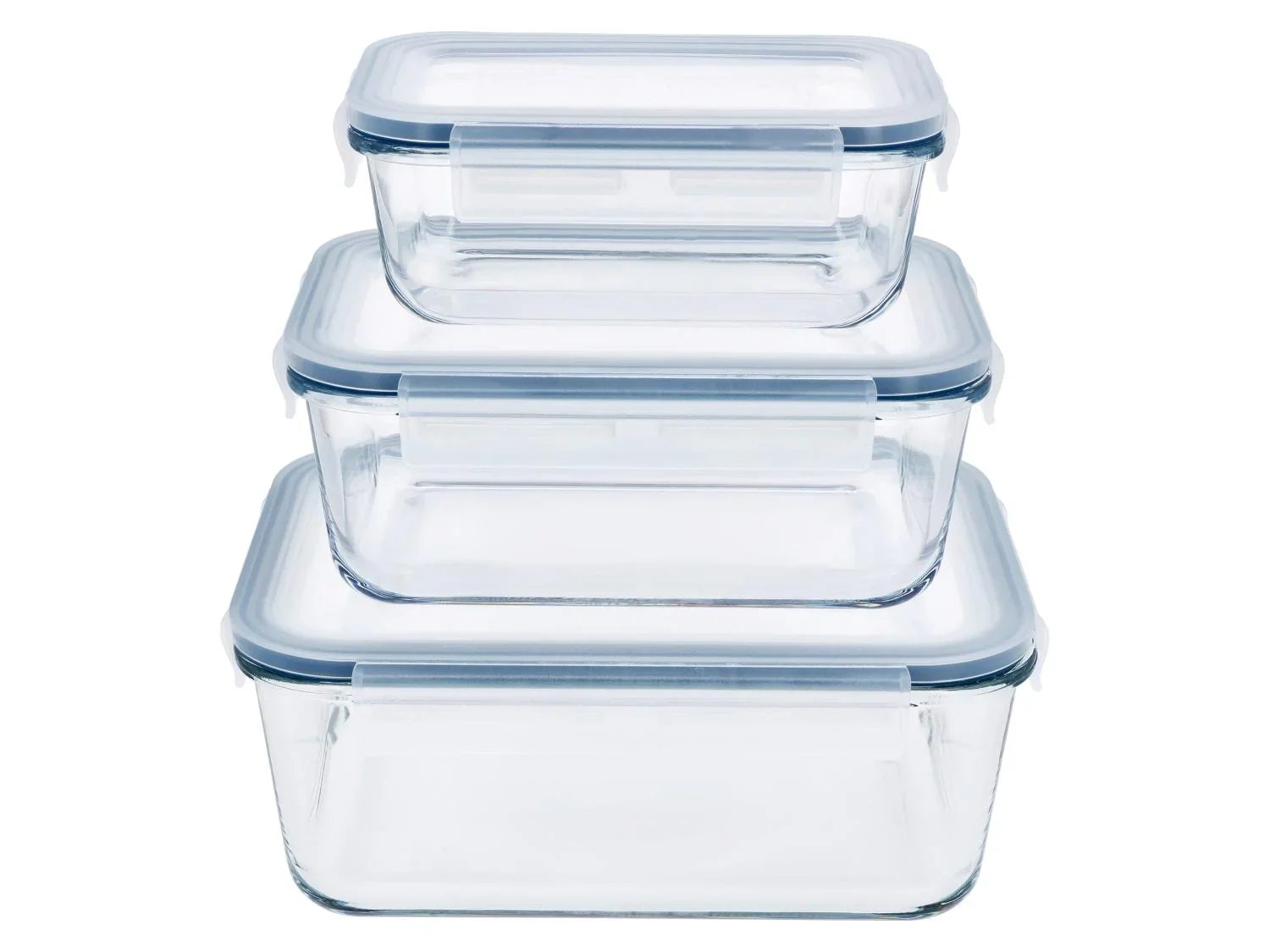 SILVERCREST Set de botes de conservation en verre