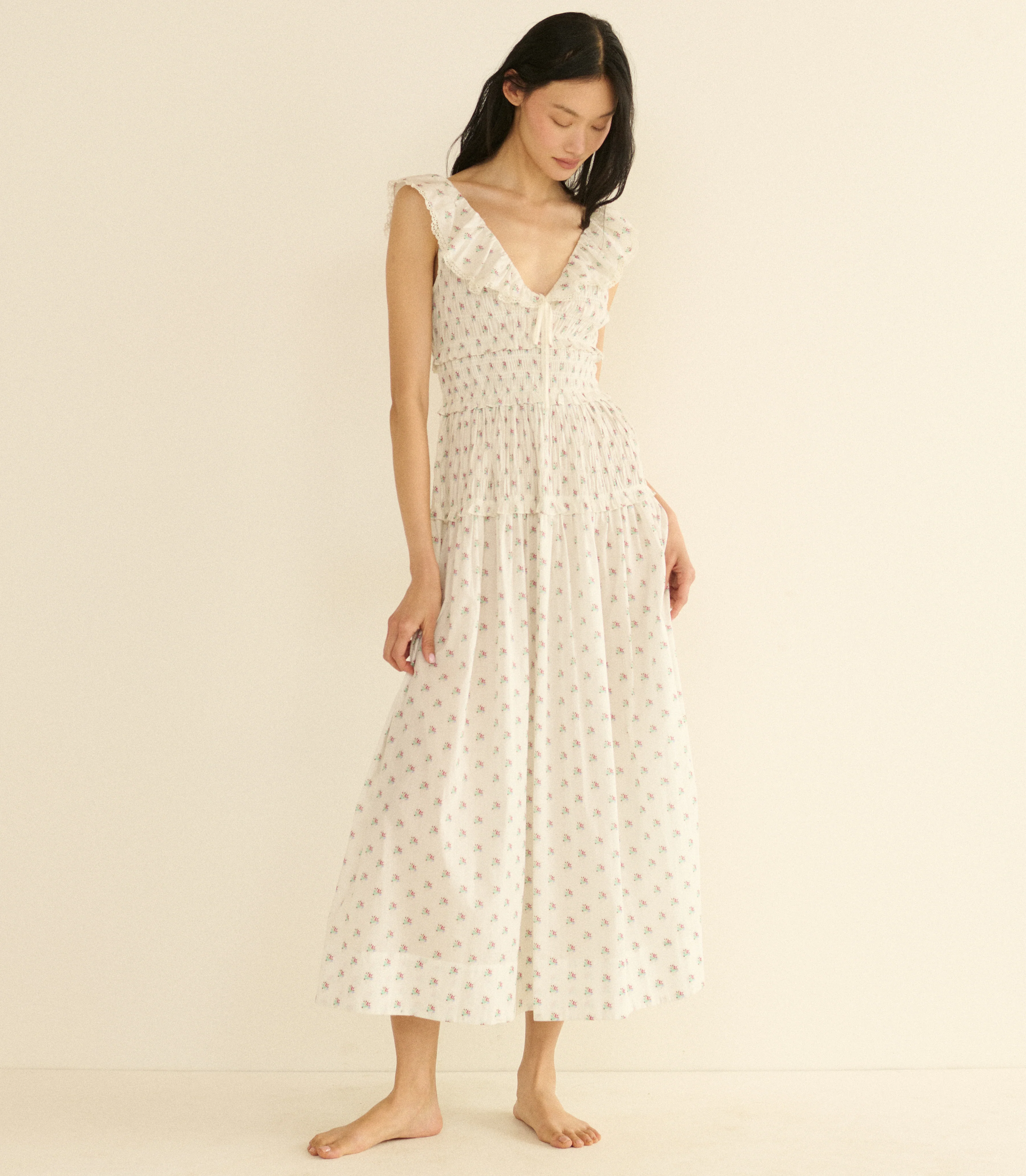 SORINA DRESS -- PETIT POSY CALICO