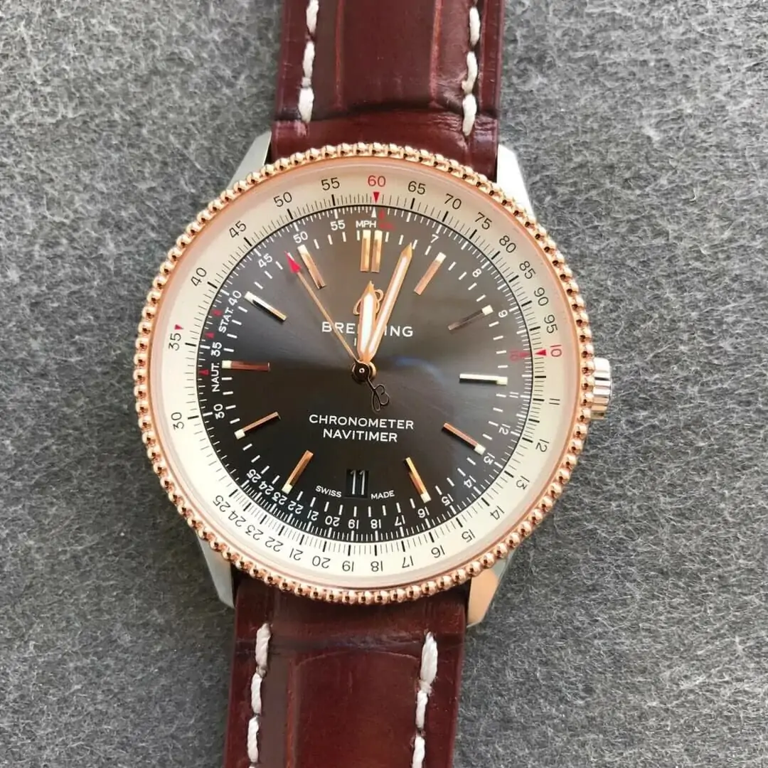 Breitling Navitimer 1 U17326211M1P2 V7 Factory Brown Strap