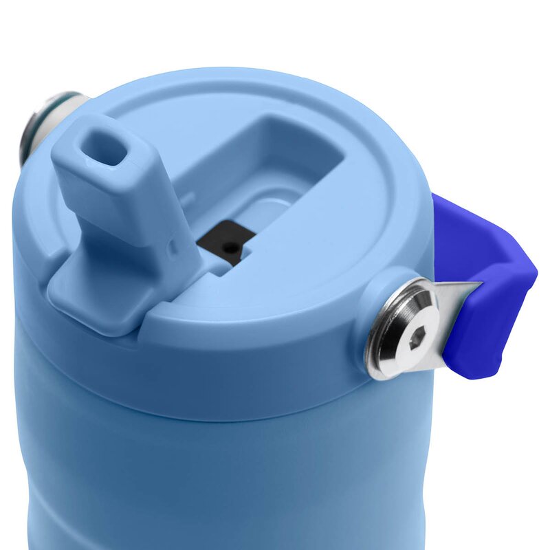 IceFlow Flip Straw 2.0 Bottle termoflaske 0,47L blue sky