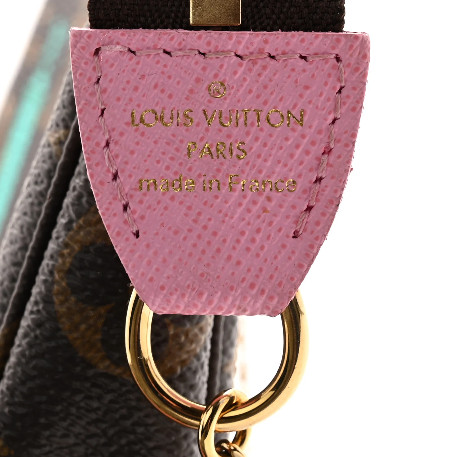 Monogram 2022 Christmas Animation Paris Mini Pochette Accessories Pink
