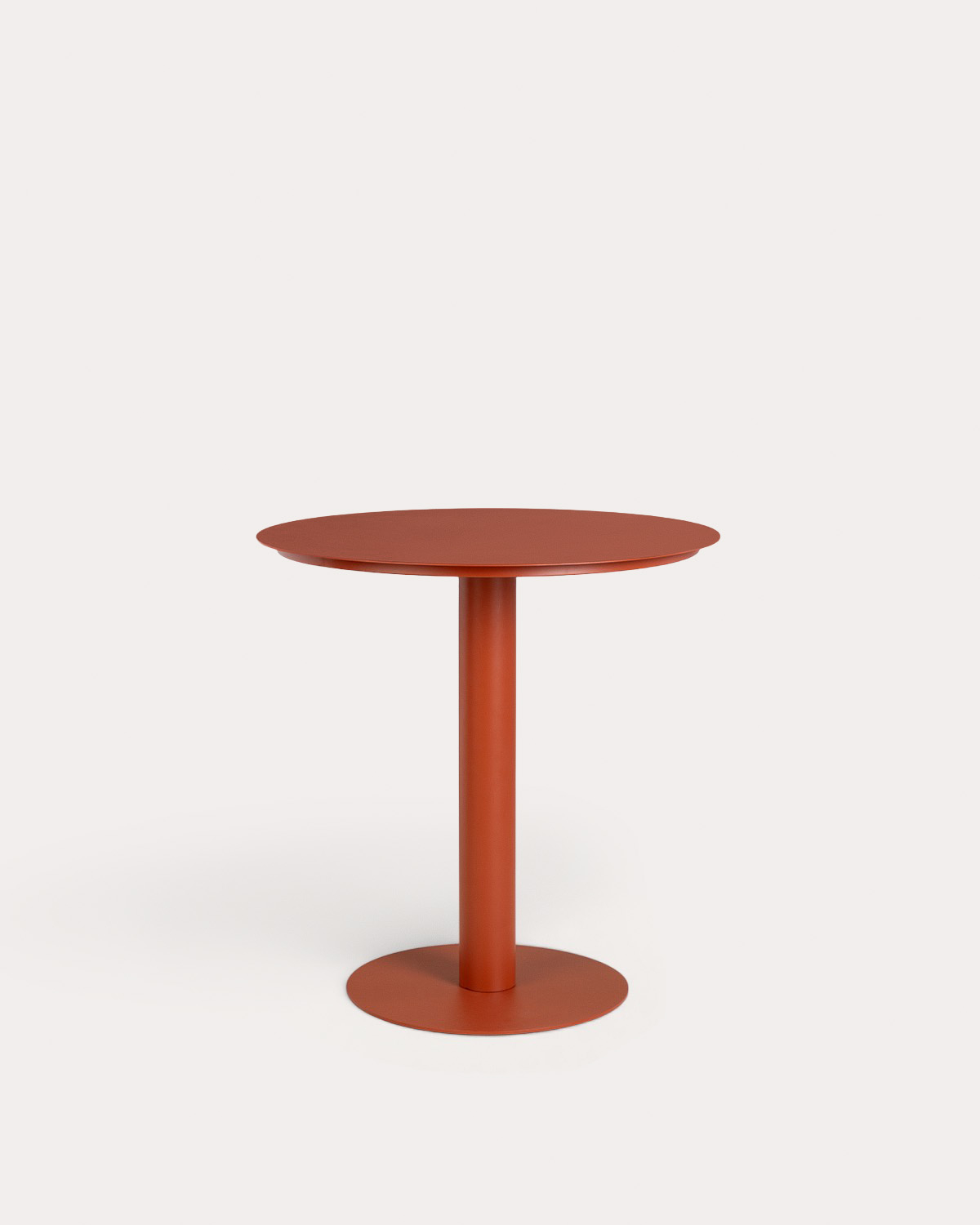 Banon - Mesa de Exterior Redonda de Metal (Ø70 cm) Banon