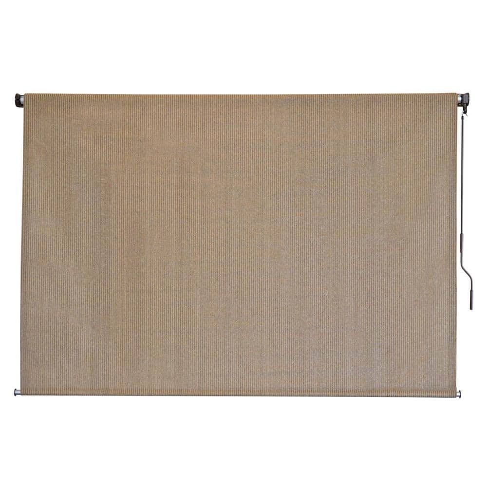 Seasun Seaside Cordless UV Protection Fabric Exterior Roller Shade 84 in. W x 72 in. L SS.7725
