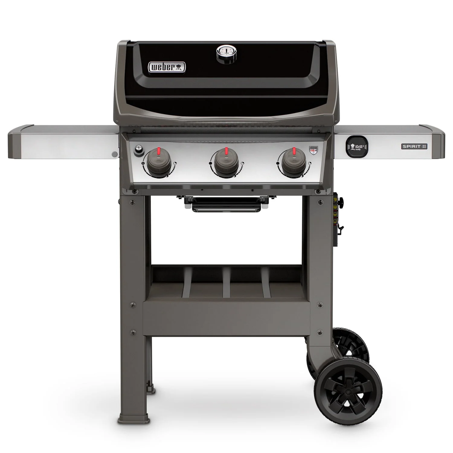 Spirit II E-310 Propane Gas Grill, Black(black)