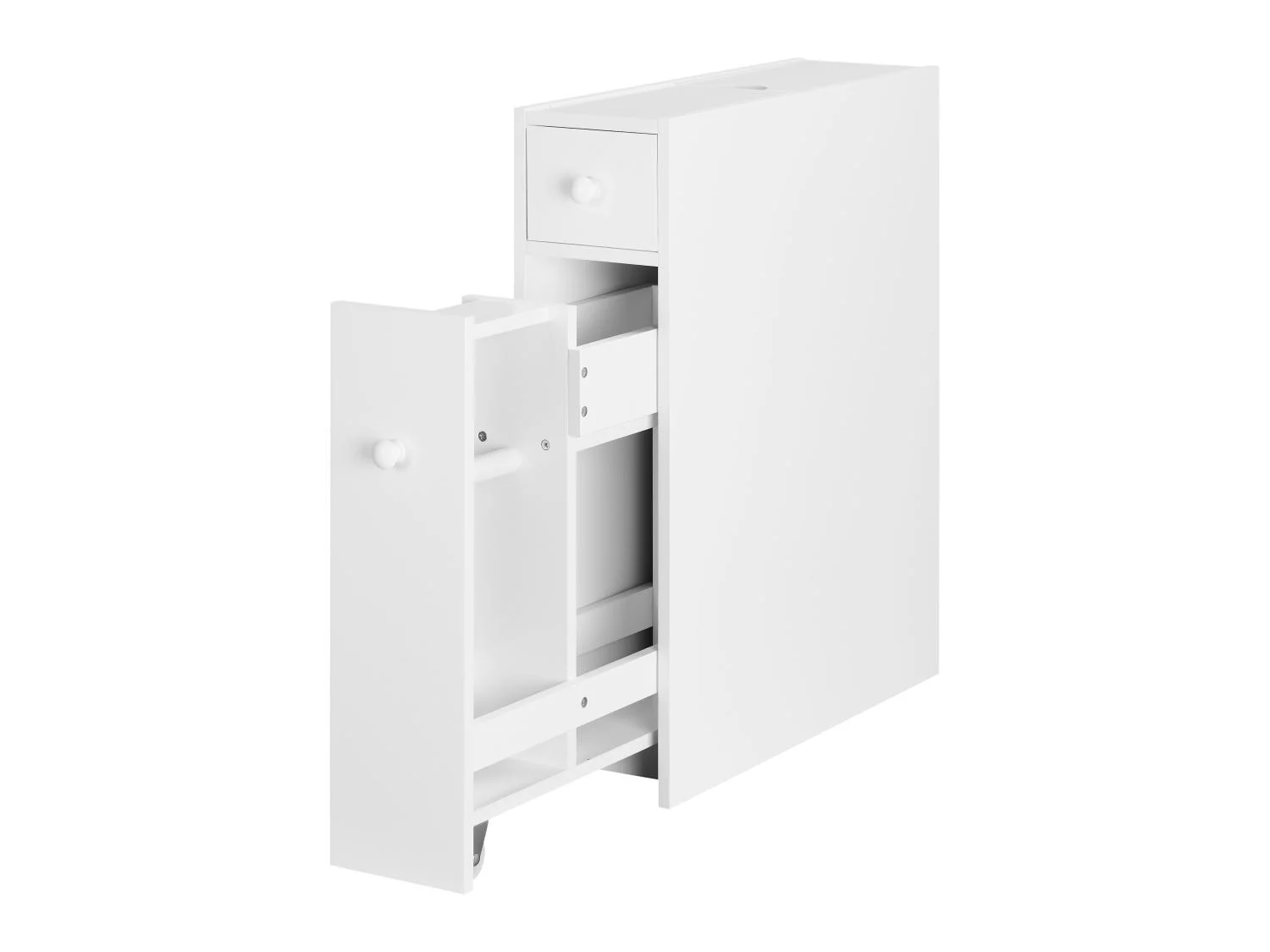 LIVARNO Meuble troit, 16 x 58,4 x 48,5 cm, blanc