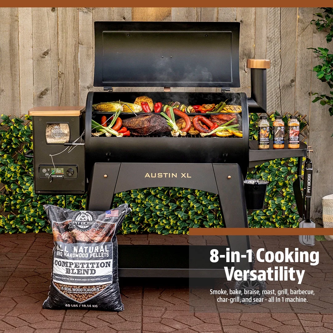 Austin XL 1000 Connected Wood Pellet Grill Onyx Edition with Bluetooth? and Wi-Fi? - Image 7