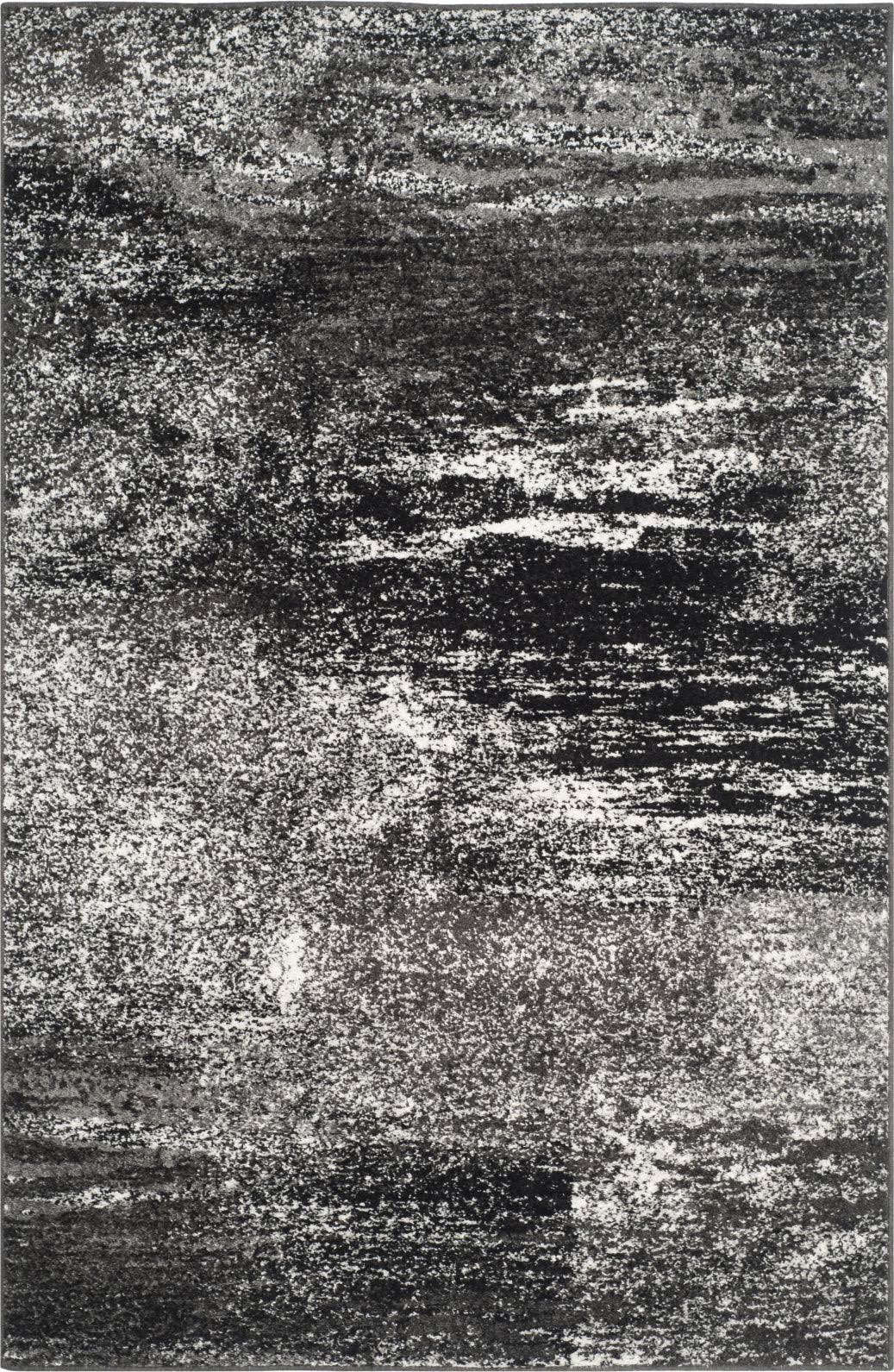 Safavieh ADR112A Adirondack Silver / Black Area Rug - 10' x 10' Square