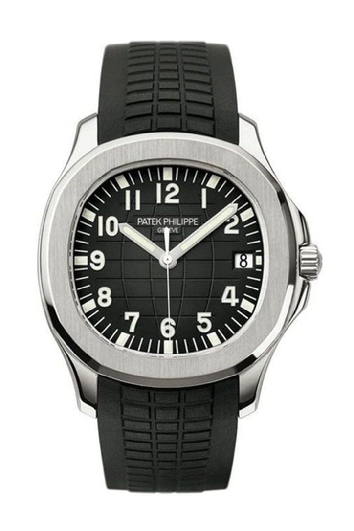 【Super Clone】Patek Philippe Aquanaut Automatic Black Dial Stainless Steel Men's Watch 5167A-001