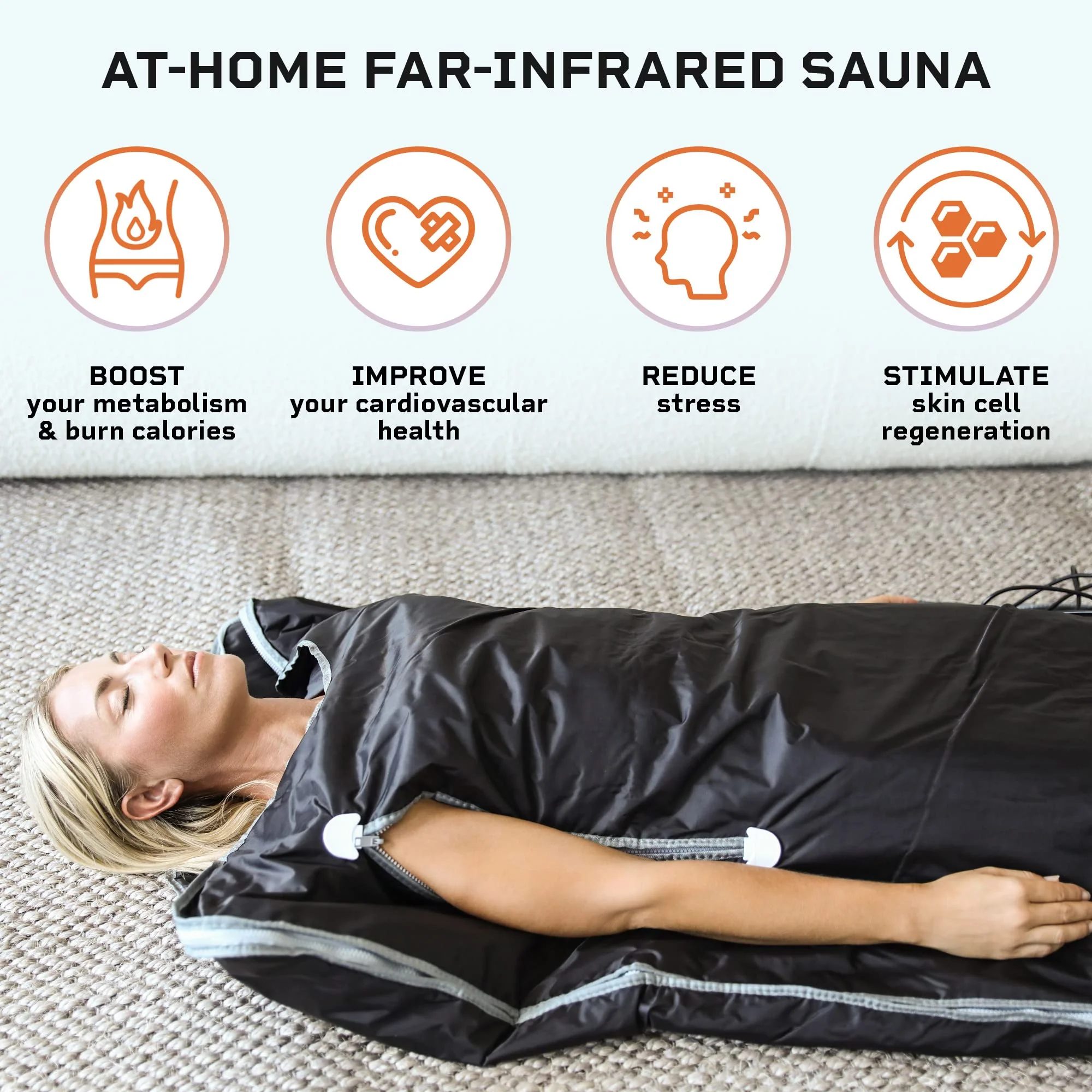 LifePro Sauna Blanket for Detoxification. Home Detox Calm Your Body