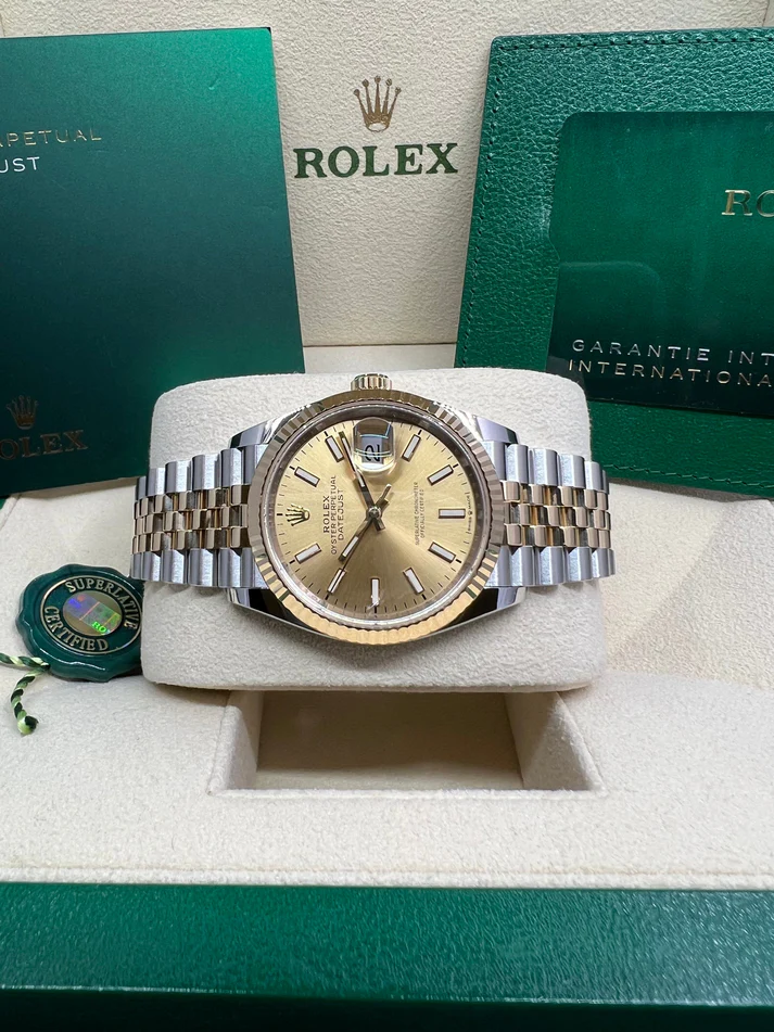 [Super Clone]RLX  Datejust 36mm 126233-0015 Champagne 36mm Dial Jubilee Bracelet Watch
