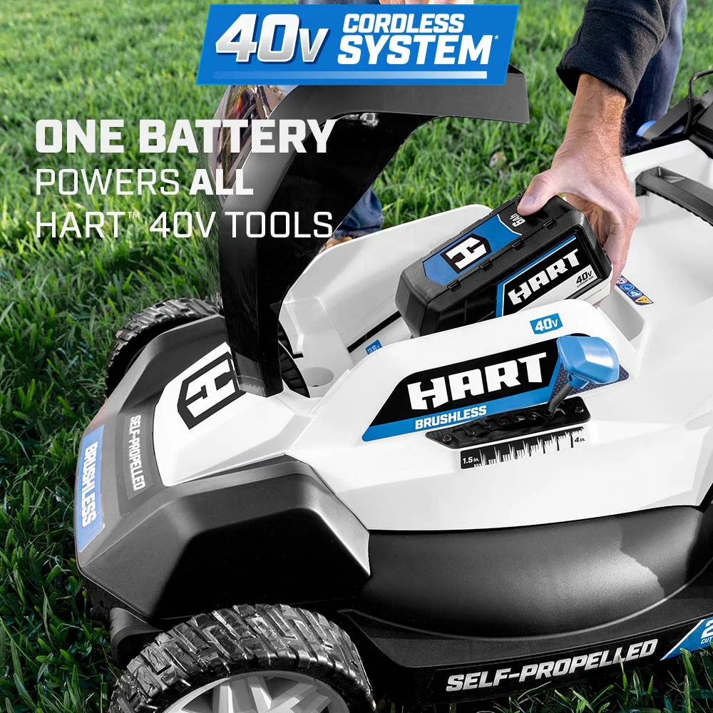 40-Volt Cordless 20-inch Brushless Self Propelled Mower Kit, (1) 6.0 Ah Lithium-Ion Battery(20-inch) - Image 8