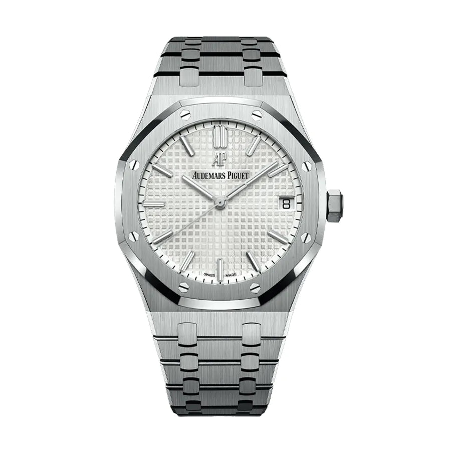 [Super Clone]Audemars piguet Royal Oak Self-winding Stainless Steel 41mm Silver Dial