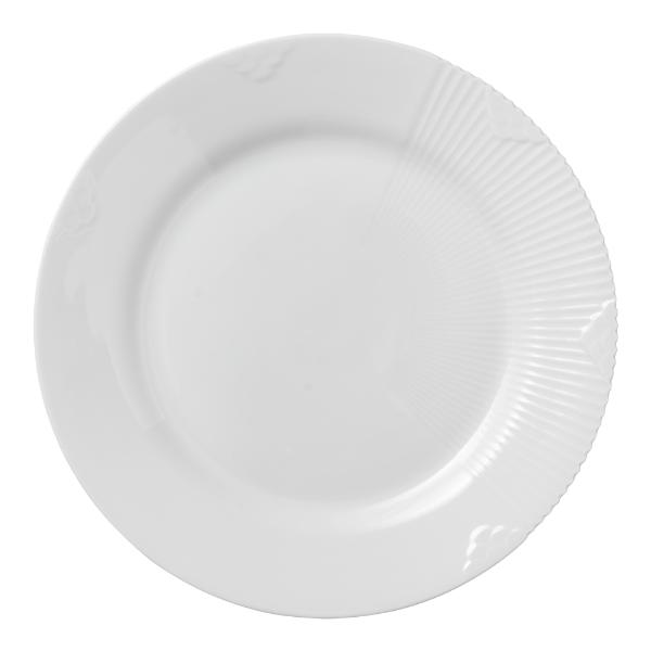 White Elements tallerken flat 22 cm