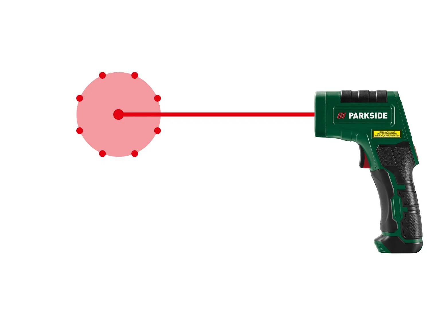 PARKSIDE Thermomtre infrarouge PTI 380 C3, -50  +380 C