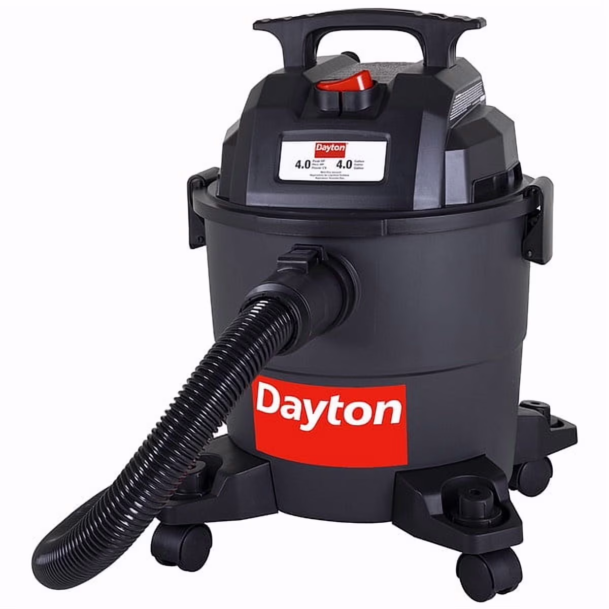 Dayton Portable Wet/Dry Vacuum,4 gal,960 W 61HV78