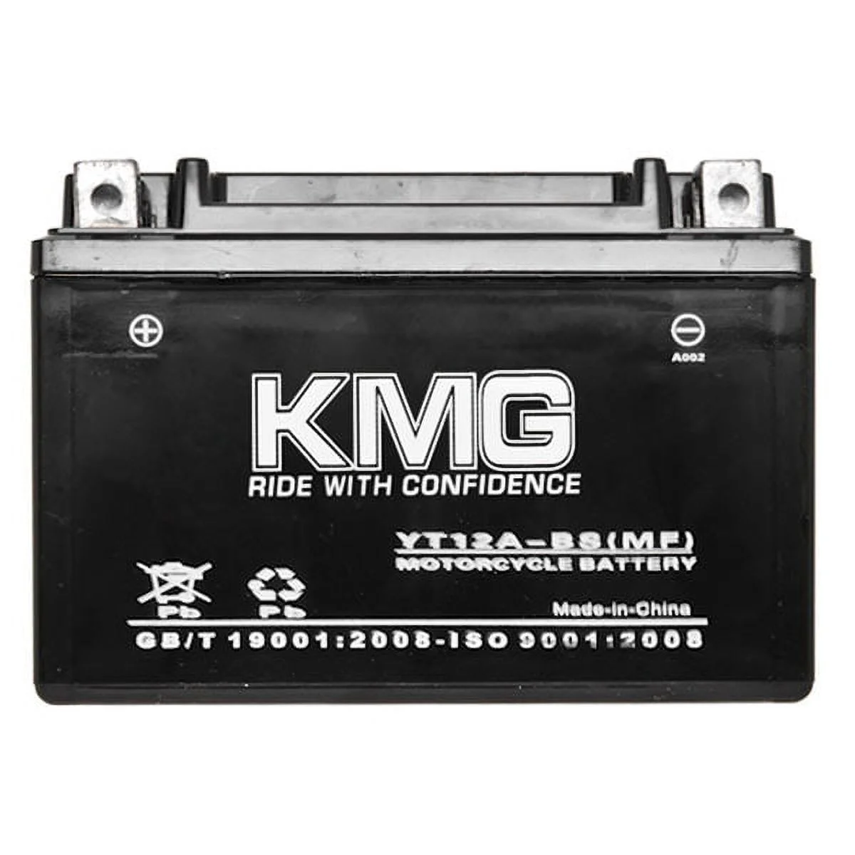 KMG Battery Compatible with Suzuki 750 GSX-R750 2000-2012 YT12A-BS Sealed Maintenance Free Battery High Performance 12V SMF OEM Replacement Powersport Motorcycle ATV Scooter Snowmobile
